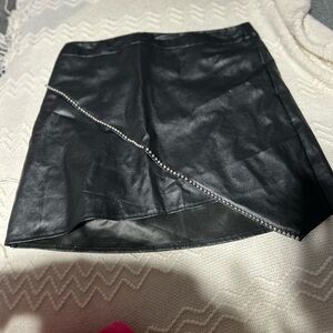 Leather skirt